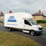 R&B Removals company van