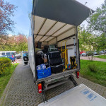 R&B Removals large van packed for move